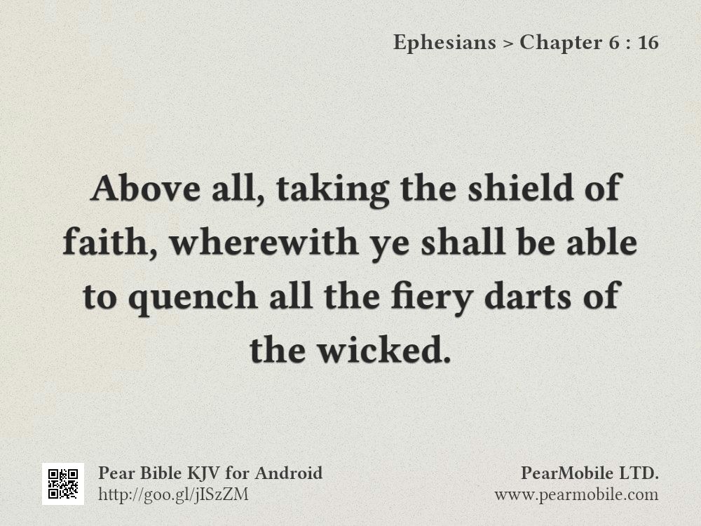 Ephesians, Chapter 6:16